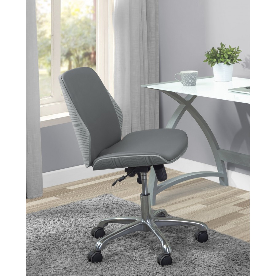 Curve Universal Faux Leather Seat Office Chair